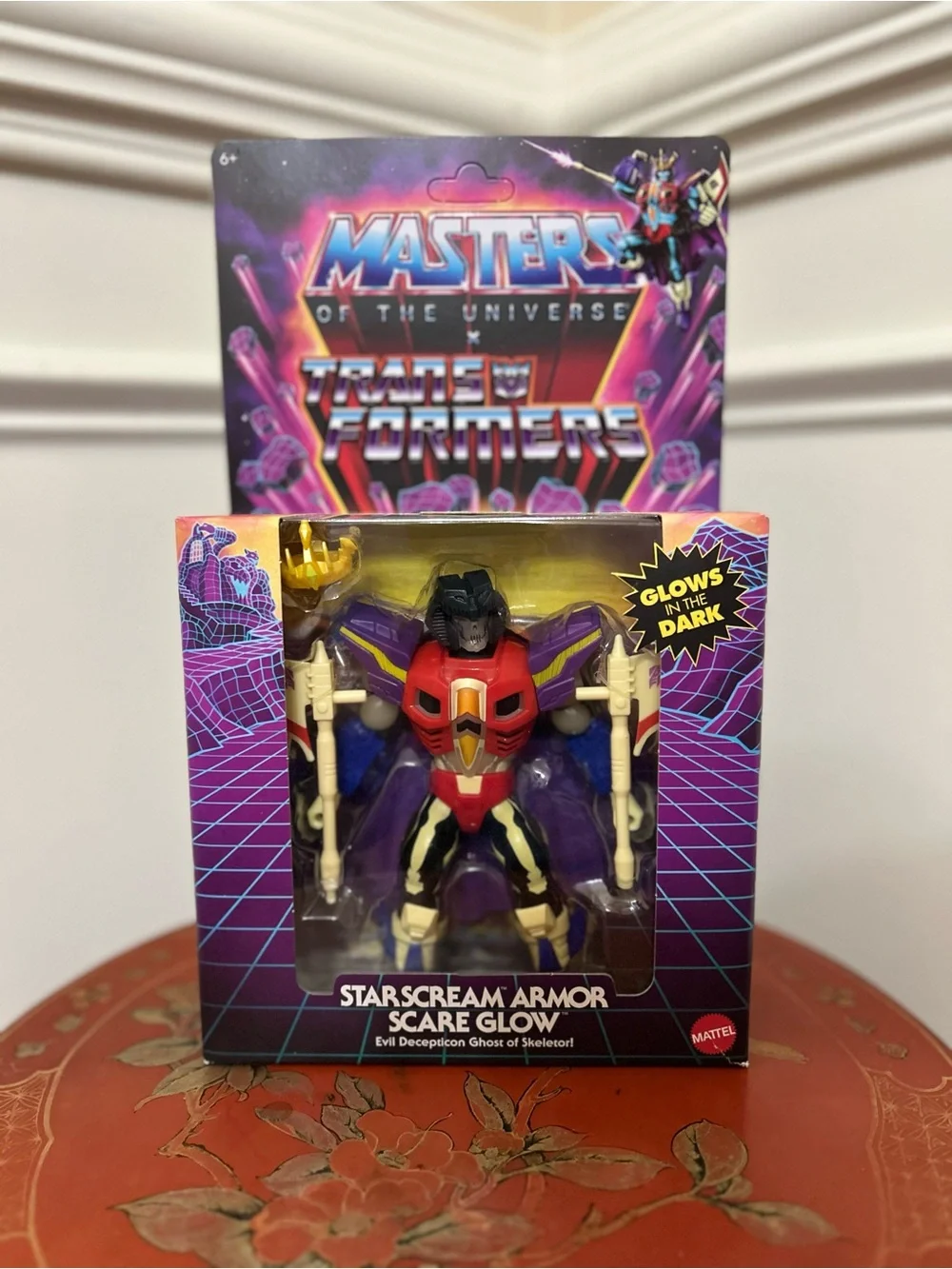 Mattel Starscream Armor Scare Glow Action Figure - Purple, Red, Yellow, Black